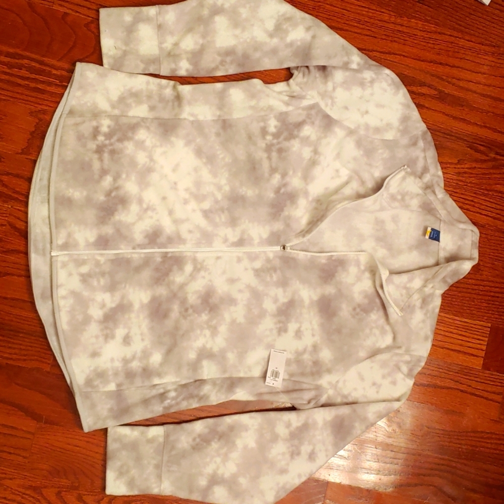 Microfleece performance mock neck zip jacket